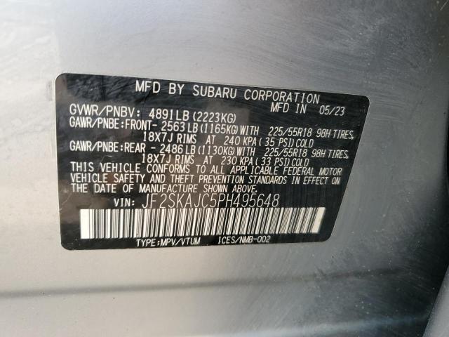 2023 SUBARU FORESTER S JF2SKAJC5PH495648