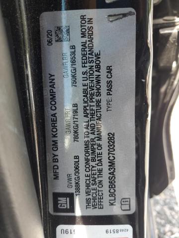 2021 CHEVROLET SPARK LS KL8CB6SA3MC703282