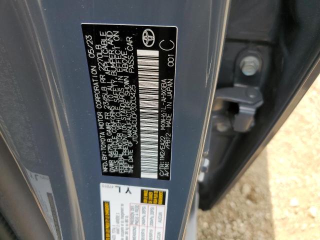 2023 TOYOTA PRIUS PRIM JTDACACU0P3003425