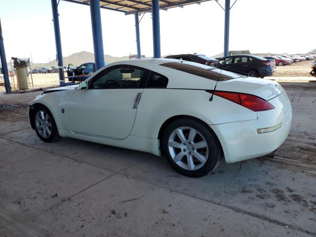 NISSAN 350Z COUPE 2005 white  gas JN1AZ34D75M604446 photo #3