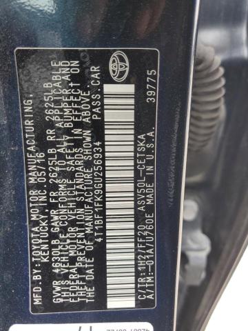 2016 TOYOTA CAMRY LE - 4T1BF1FK9GU256934
