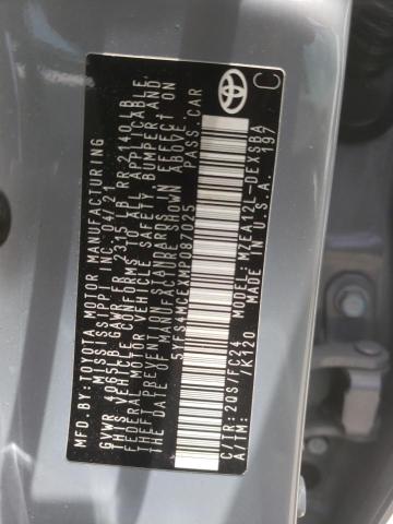 2021 TOYOTA COROLLA SE 5YFS4MCEXMP087025
