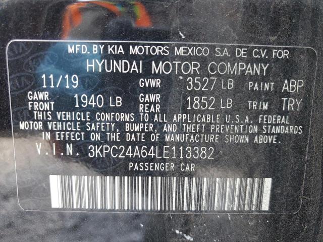 3kpc24a64le113382 - 2020 Hyundai accent se - #60714485