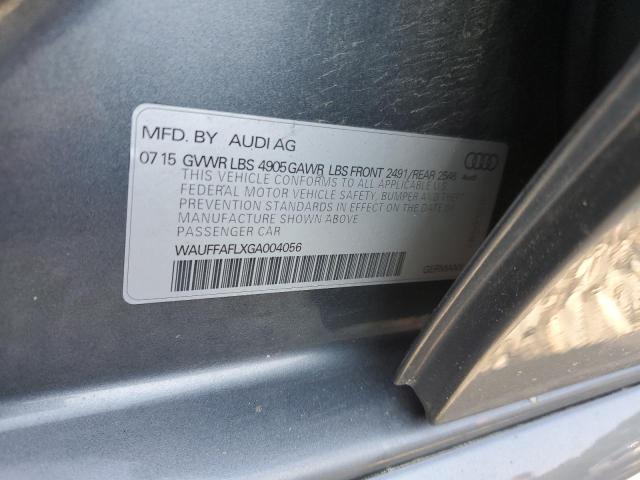 2016 AUDI A4 PREMIUM - WAUFFAFLXGA004056