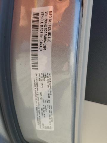 2021 CHRYSLER VOYAGER LX 2C4RC1DG2MR570394