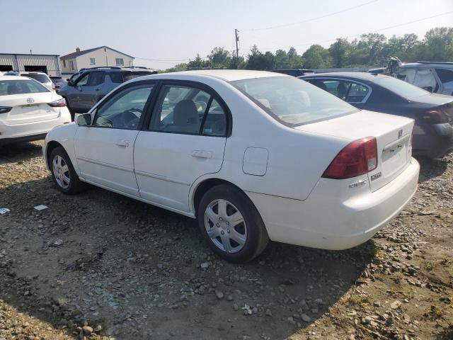 HONDA CIVIC EX 2003 white sedan 4d gas 2HGES26753H533995 photo #3