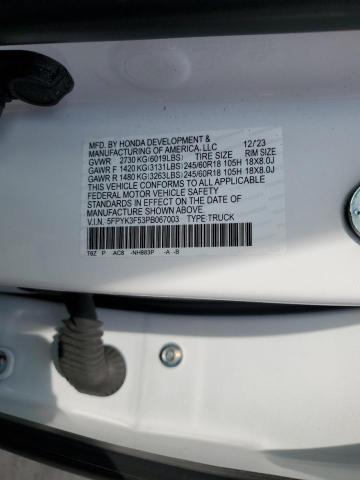 2023 HONDA RIDGELINE 5FPYK3F53PB067003