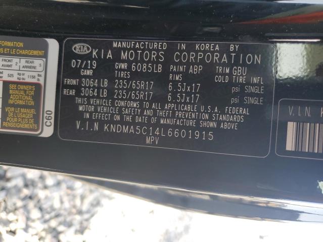 2020 KIA SEDONA L - KNDMA5C14L6601915