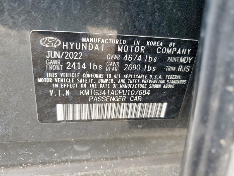 2023 GENESIS G70 BASE KMTG34TA0PU107684