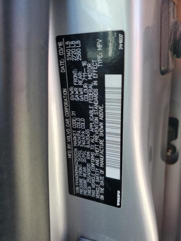 2016 VOLVO XC60 T5 PL YV440MDM4G2912034