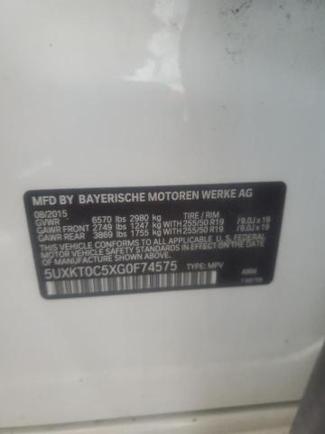 2016 BMW X5 XDR40E 5UXKT0C5XG0F74575