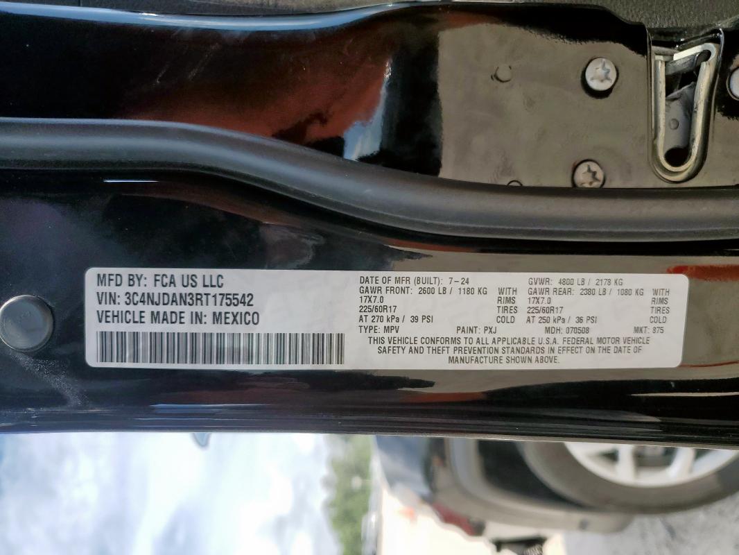 2024 JEEP COMPASS SP - 3C4NJDAN3RT175542