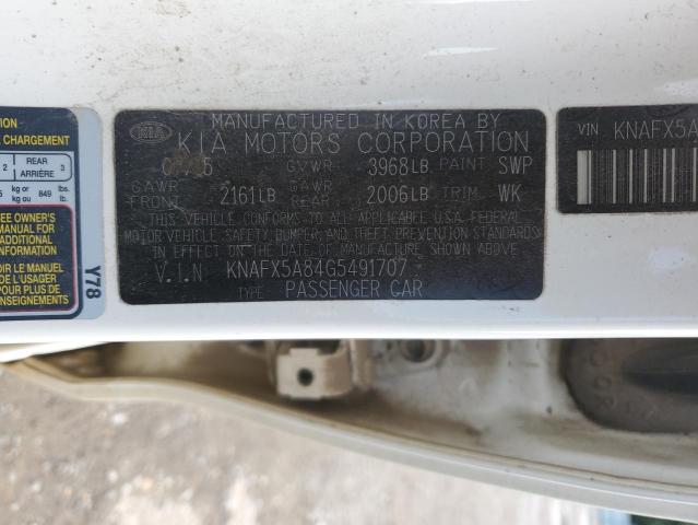 2016 KIA FORTE EX - KNAFX5A84G5491707