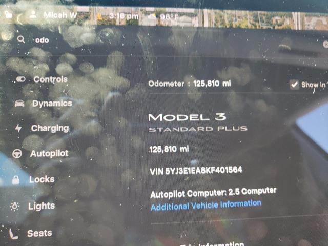2019 TESLA MODEL 3 - 5YJ3E1EA8KF401564