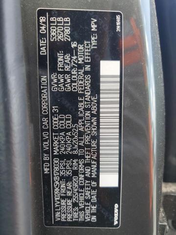 2019 VOLVO XC60 T5 LYV102RK5KB178030