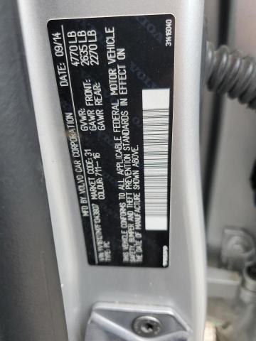 2015 VOLVO S60 PLATIN YV1612TM7F1343807