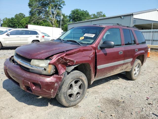 CHEVROLET TRAILBLAZE 2005 burgundy  gas 1GNDT13S552116972 photo #1