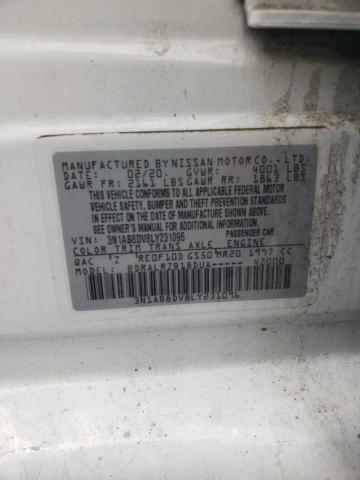 2020 NISSAN SENTRA SR 3N1AB8DV8LY231096