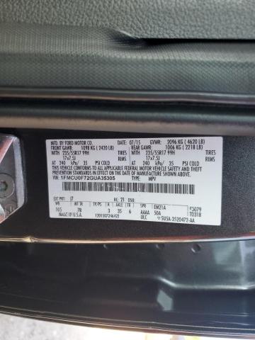 2016 FORD ESCAPE S 1FMCU0F72GUA35305