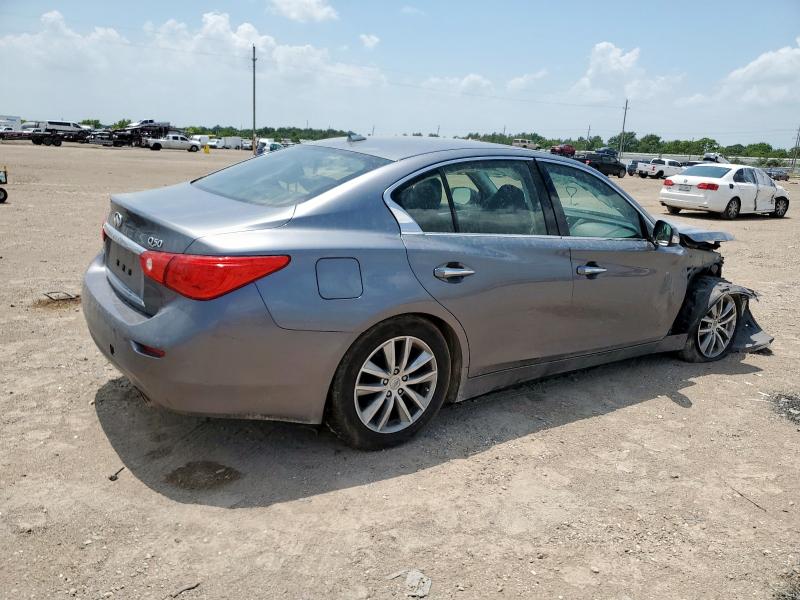 INFINITI Q50 BASE 2016 gray  gas JN1CV7AR8GM251620 photo #4