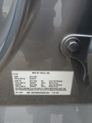 2025 TESLA MODEL Y 7SAYGDEE2SA361261