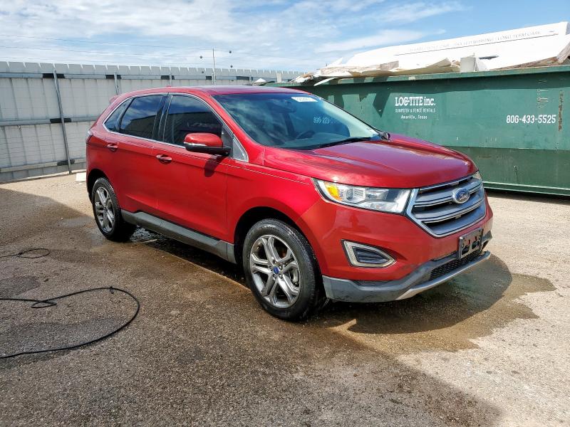 Vin: 2fmtk3k90fbb06715, lot: 62024075, ford edge titanium 20154