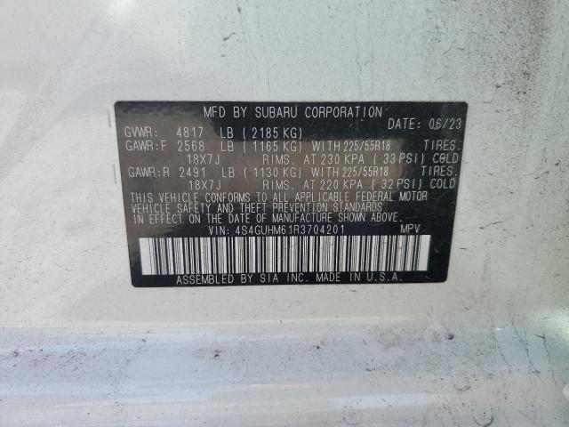 2024 SUBARU CROSSTREK 4S4GUHM61R3704201