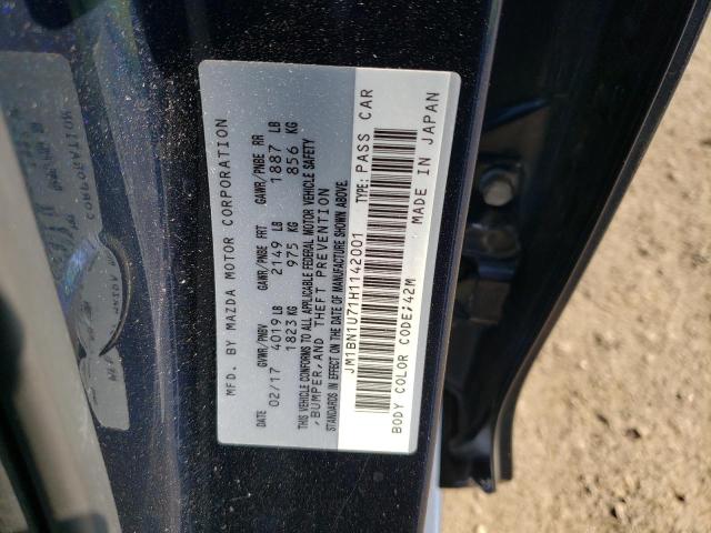 2017 MAZDA 3 SPORT JM1BN1U71H1142001