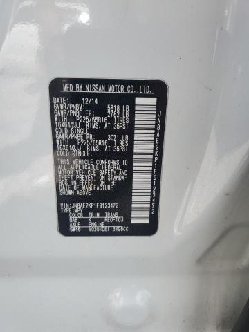 2015 NISSAN QUEST S JN8AE2KP1F9123472