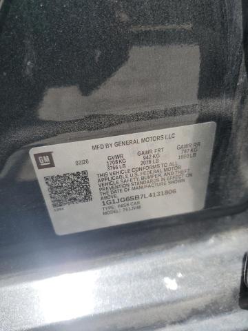 2020 CHEVROLET SONIC 1G1JG6SB7L4131806