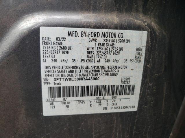 2022 FORD MAVERICK X - 3FTTW8E38NRA48060