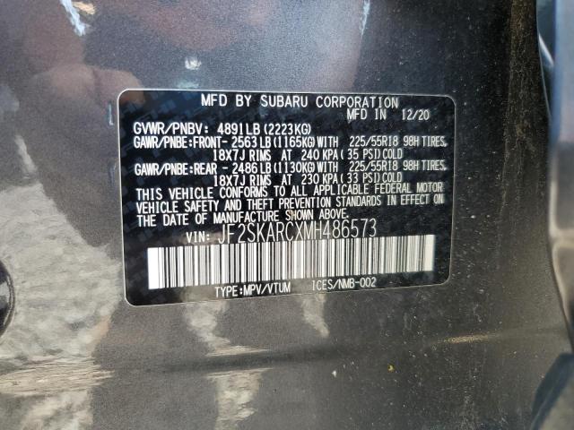 2021 SUBARU FORESTER S JF2SKARCXMH486573