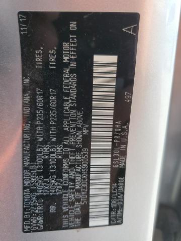 2017 TOYOTA SIENNA XLE - 5TDYZ3DCXHS900539