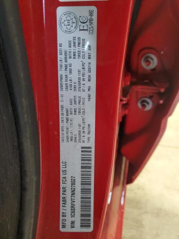 2022 RAM 1500 SPORT - 1C6SRFVT7NN278027