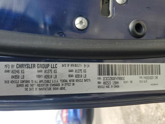 2015 DODGE CHALLENGER - 2C3CDZBG6FH705832