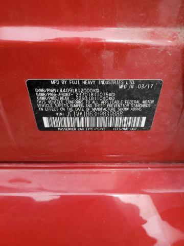 2017 SUBARU WRX #3303960713