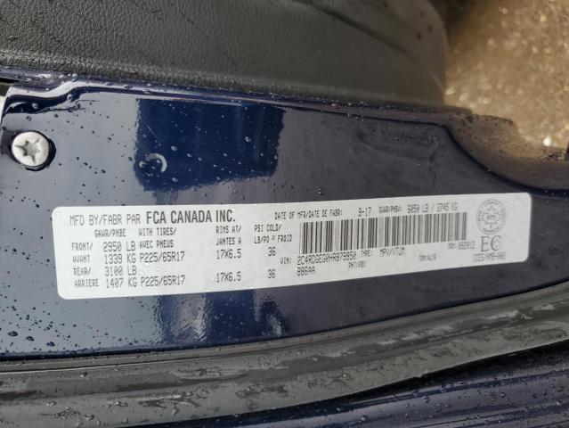 2017 DODGE GRAND CARA 2C4RDGEG0HR879950