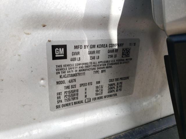 2019 BUICK ENCORE SPO KL4CJ2SB8KB791111