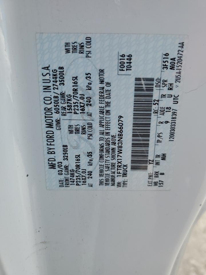 Lot #3302766466 2003 FORD F150