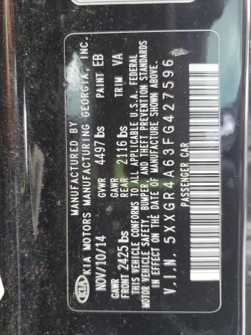2015 KIA OPTIMA SX 5XXGR4A63FG427596