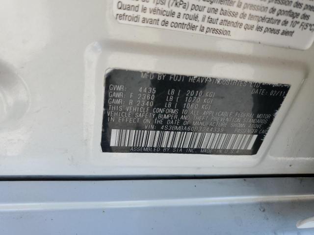 2011 SUBARU LEGACY 2.5 - 4S3BMBA60B3244339