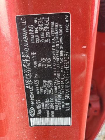 2023 HYUNDAI TUCSON SEL 5NMJB3AE2PH257097