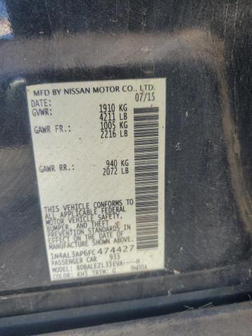 2015 NISSAN ALTIMA 2.5 - 1N4AL3AP6FC474427
