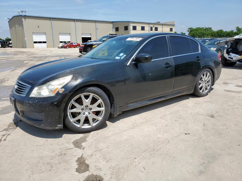 INFINITI G37 2009 black  gas JNKCV61F29M052416 photo #1