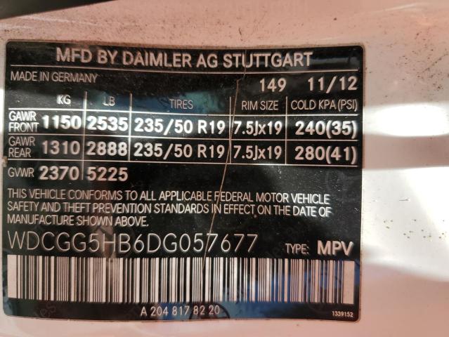 2013 MERCEDES-BENZ GLK 350 - WDCGG5HB6DG057677