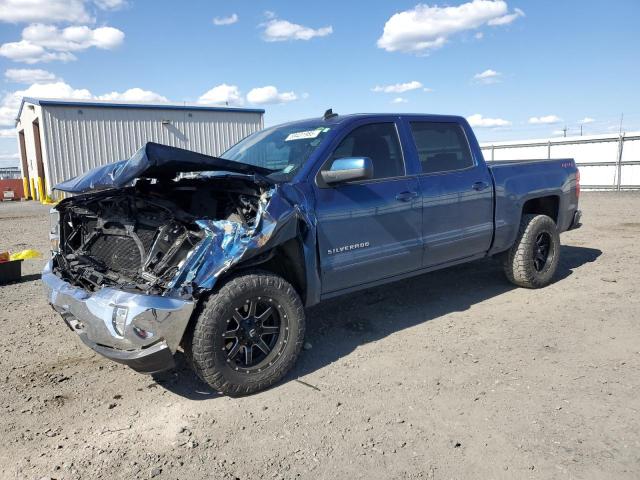 CHEVROLET SILVERADO 2018 blue  gas 3GCUKRER7JG302454 photo #1