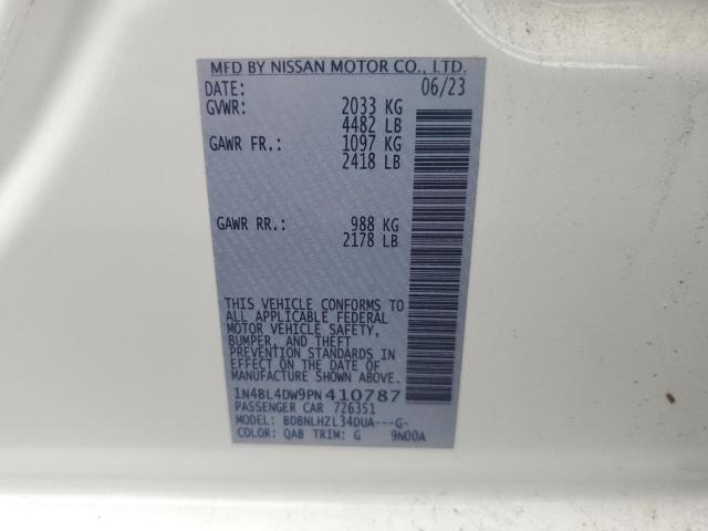2023 NISSAN ALTIMA SV - 1N4BL4DW9PN410787