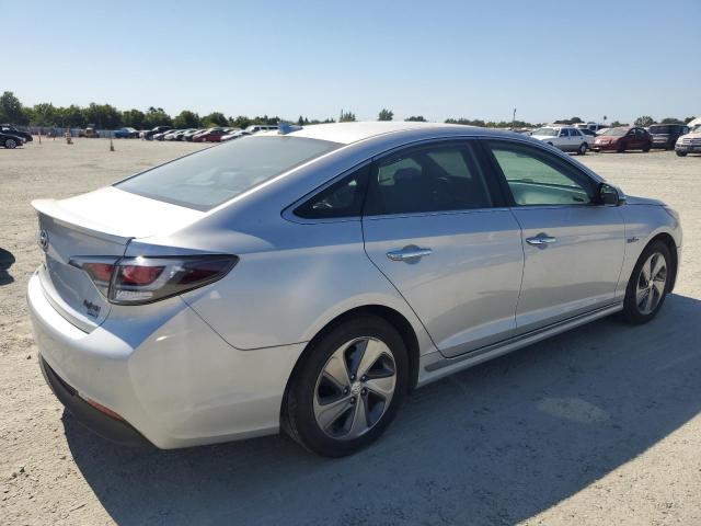 HYUNDAI SONATA HYB 2017 silver  hybrid engine KMHE34L11HA046060 photo #4