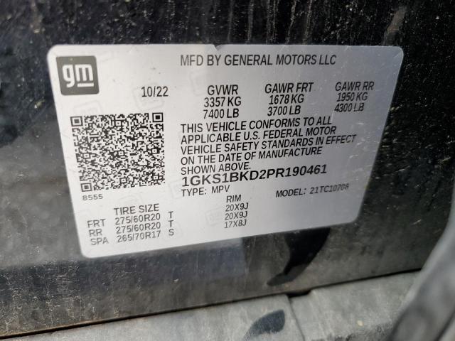 2023 GMC YUKON SLT 1GKS1BKD2PR190461