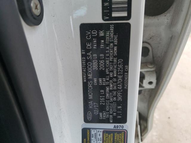2017 KIA FORTE LX 3KPFL4A70HE125670